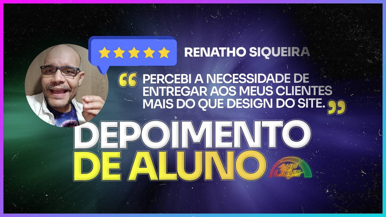 Depoimento do Aluno Renatho Siqueira da Sollusites sobre o Curso de Otimização WordPress WP LIGHT