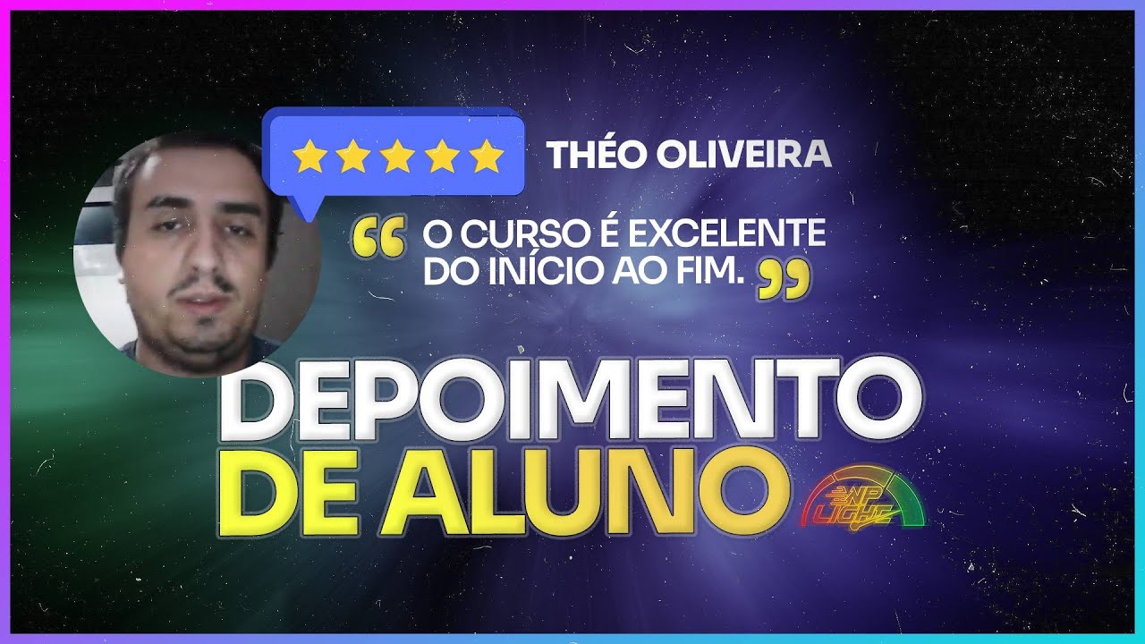 Depoimento Aluno Théo Oliveira | Curso WP LIGHT Otimização WordPress como foco em Core Web Vitals
